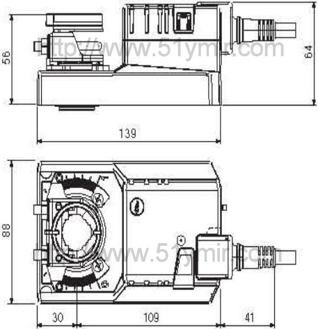 SMU24-SR 调节型风门执行器 博力谋风阀执行器(图1)